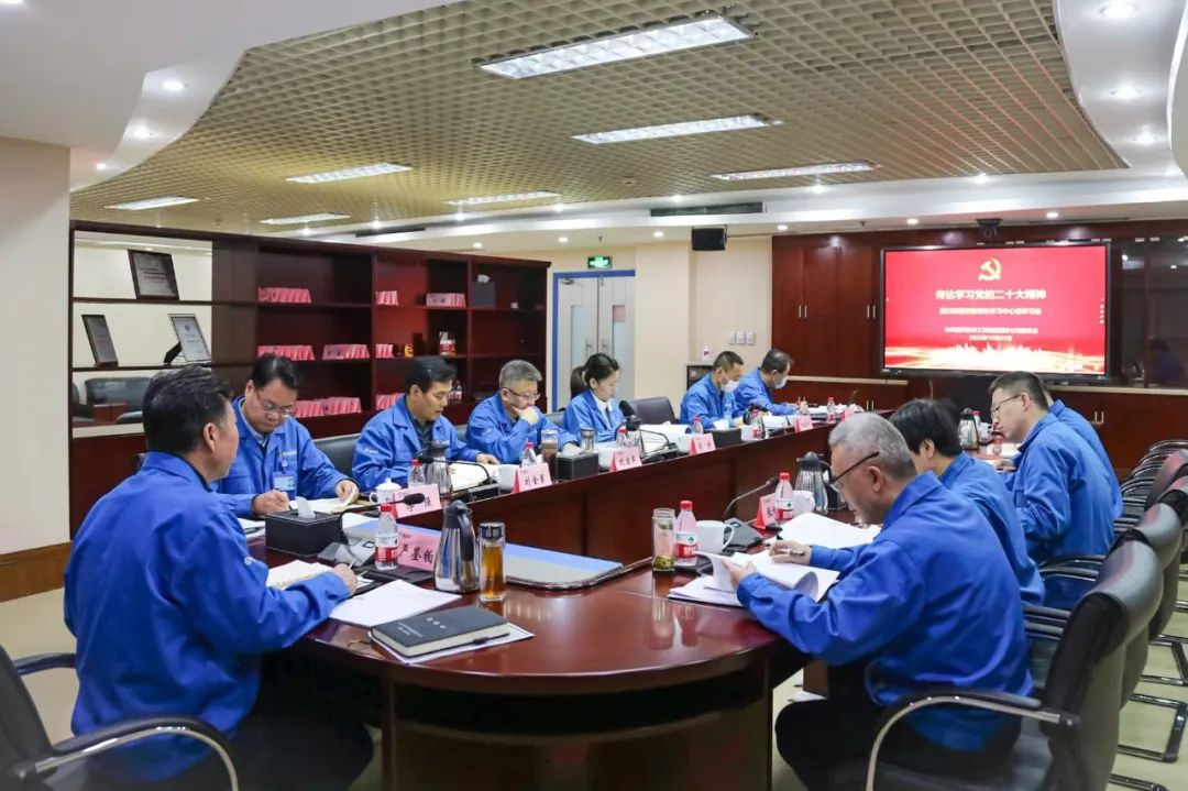 AG卡卡湾厅党委理论学习中心组专题学习党的二十大精神